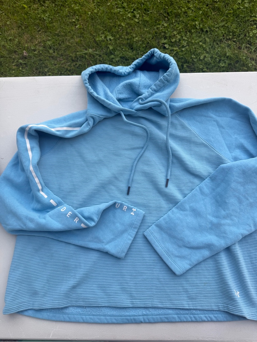 Under Armour Light Blue Women's Hooded Sweatshirt